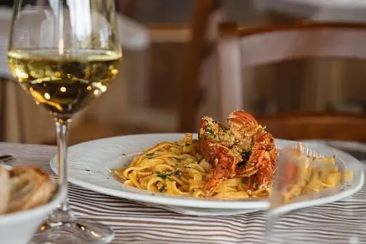 Fettuccine con astice del Ristorante La Valletta a Valmontone